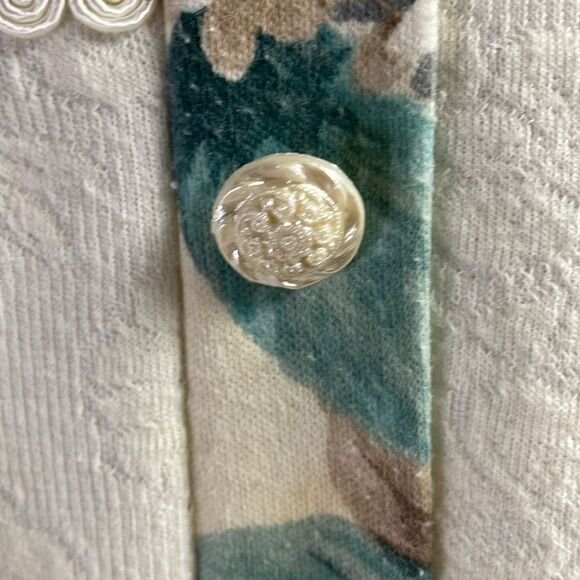 SEASON TICKET Vintage Cottagecore Floral Lightweight Sweatshirt Top Size 2X - Picture 8 of 9